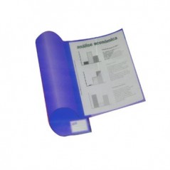 Classificador Plast Azul Capa Transp c/Ferragem Pack 10 / Ar