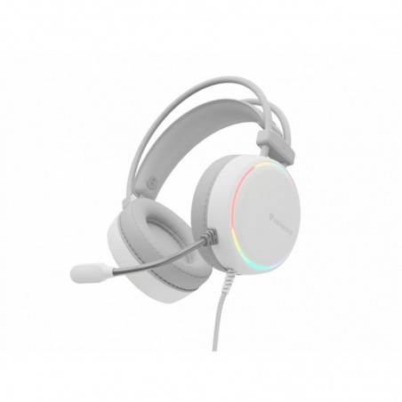 Auriculares com microfone Genesis NEON 613 Branco Multicolor