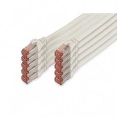 DIGITUS CHICOTE CAT 6 S-FTP LSZH 3MT PACK 10 BRANCO