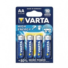 VARTA PILHAS ALCALINAS HIGH ENERGY 4906 - LR06/AA PACK 4 UNI