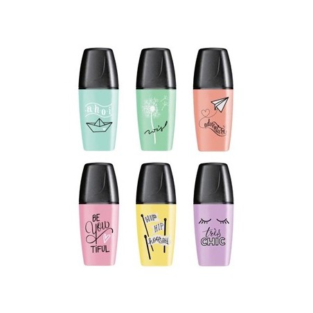 Marcador Fluorescente Stabilo Boss Mini Pastel 07/06-27 6un