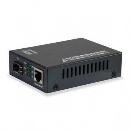 LEVELONE RJ45 TO SFP GIGABIT MEDIA CONVERTER POE PSE