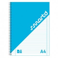 10un Caderno Espiral Smart Office Capa Cartolina A4 Pautado