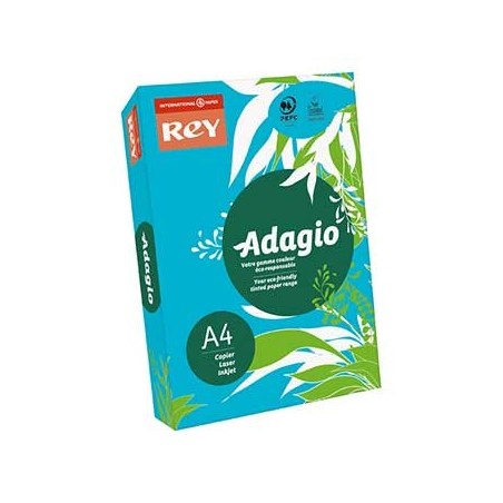 Papel Fotocopia Adagio(cd51) A4 80gr (Azul Intenso) 1x500Fls