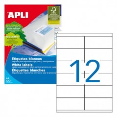 Etiquetas 105x48 Apli 100 Folhas A4 1200un