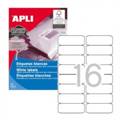 Etiquetas 99,1x34 Apli 500 Folhas A4 8000un / Papeis e Trans