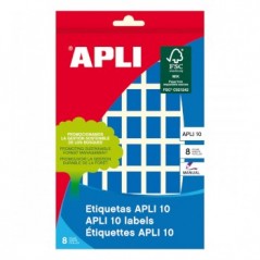 Etiquetas 12x18mm Azul 8 Folhas 448un / Papeis e Transformad