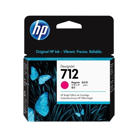 Tinteiro HP 712 Magenta 3ED68A 29ml