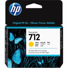 Tinteiro HP 712 Amarelo 3ED69A 29ml