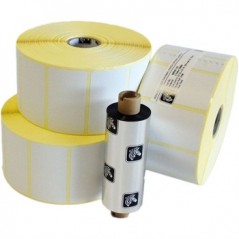 Etiquetas 102x32x25mm 1000T Papel Mate ZEBRA 12 Rolos