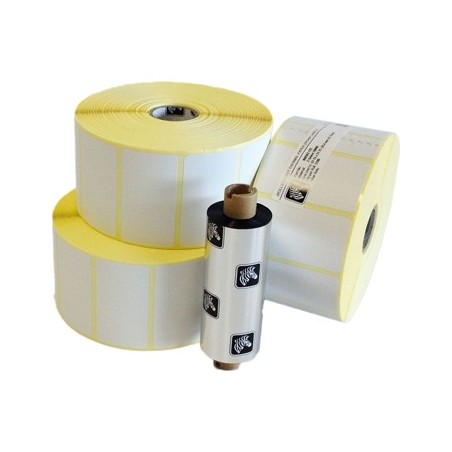 Etiquetas 102x32x25mm 1000T Papel Mate ZEBRA 12 Rolos