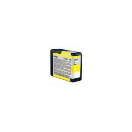 Tinteiro Epson T5804 Amarelo C13T580400 80ml