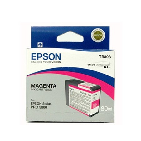 Tinteiro Epson T580A Magenta Vivido C13T580A00 80ml