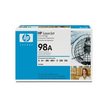Toner HP 98A Preto 92298A 6800 Pág.