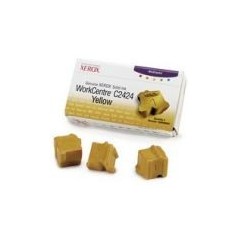 Pack Tinta Sólida Xerox Amarelo 108R00662 3un