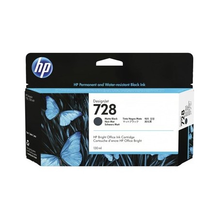 Tinteiro HP 728 Preto Matte 3WX25A 130ml