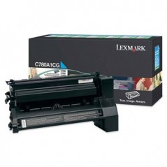 Toner LEXMARK Retorno Azul C780A1CG 6000 Pág.