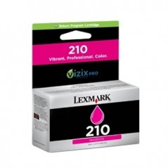 Tinteiro LEXMARK Retorno 210 Magenta 14L0087E 500 Pág.