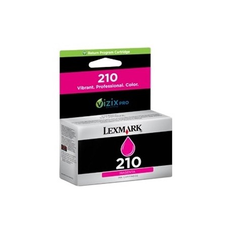 Tinteiro LEXMARK Retorno 210 Magenta 14L0087E 500 Pág.