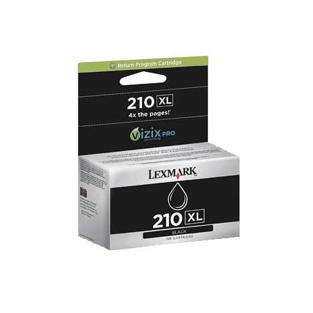 Tinteiro LEXMARK Retorno 210XL Preto 14L0174E 2500 Pág.