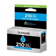 Tinteiro LEXMARK Retorno 210XL Azul 14L0175E 1600 Pág.