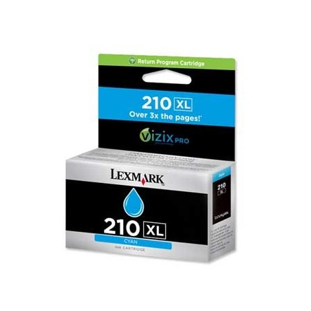 Tinteiro LEXMARK Retorno 210XL Azul 14L0175E 1600 Pág.