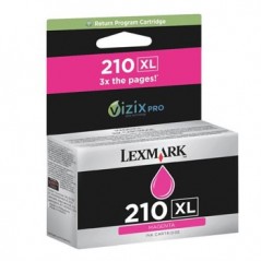 Tinteiro LEXMARK Retorno 210XL Magenta 14L0176E 1600 Pág.