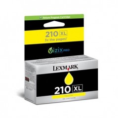 Tinteiro LEXMARK Retorno 210XL Amarelo 14L0177E 1600 Pág.
