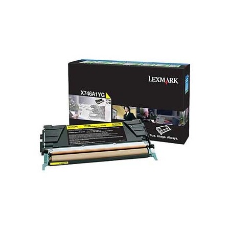 Toner LEXMARK Retorno X746 Amarelo X746A1YG 7000 Pág.
