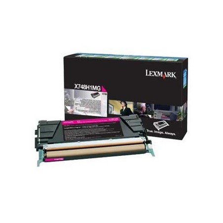 Toner LEXMARK Retorno X748 Magenta X748H1MG 10000 Pág.