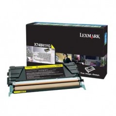 Toner LEXMARK Retorno X748 Amarelo X748H1YG 10000 Pág.