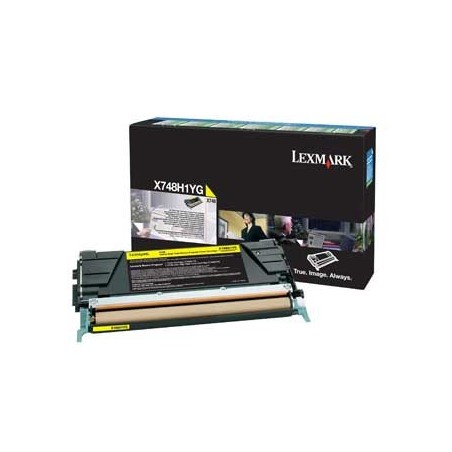 Toner LEXMARK Retorno X748 Amarelo X748H1YG 10000 Pág.