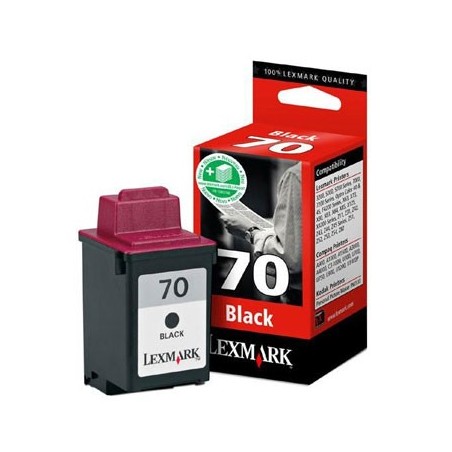 Tinteiro LEXMARK 70 Preto LEX12AX970E 600 Pág.