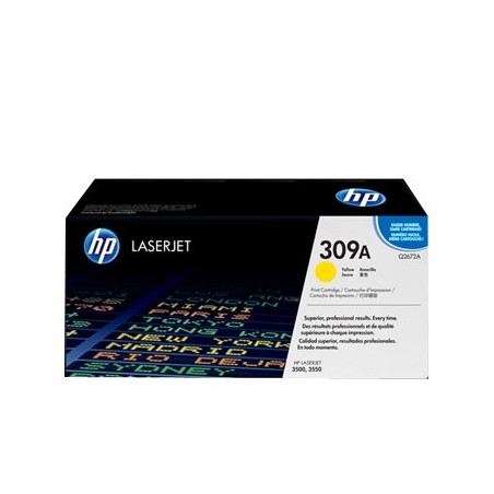 Toner HP 309A Amarelo Q2672A 4000 Pág.
