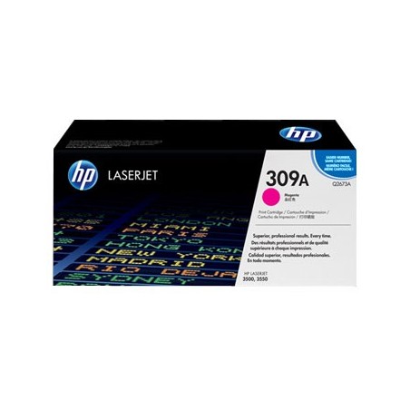 Toner HP 309A Magenta  Q2673A 4000 Pág.