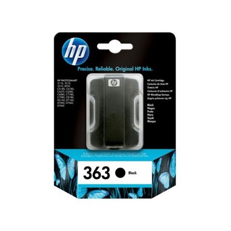 Tinteiro HP 363 Preto C8721E 6ml 410 Pág.