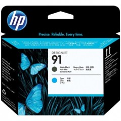 Cabeça Impressão HP 91 Preto Matte/Azul C9460A 775ml