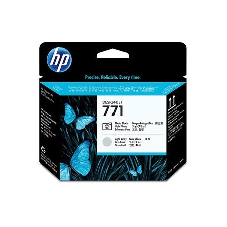 Cabeça Impressão HP 771 Preto Foto/Cinza Claro CE020A 775ml
