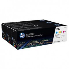 Pack Toners HP 131A 3 Cores U0SL1AM 1800 Pág.