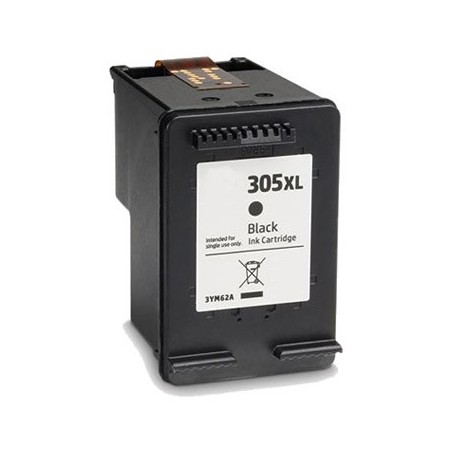 Tinteiro Compatível HP 305XL Preto 3YM62A 650 Pág.