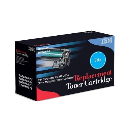 Toner IBM p/HP LaserJet 205A Pro M180/M181 Azul
