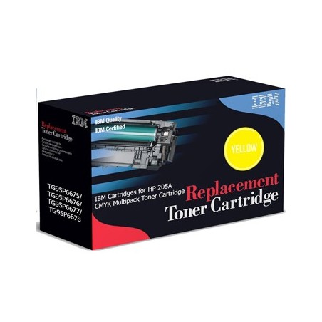 Toner IBM p/HP LaserJet 205A Pro M180/M181 Amarelo