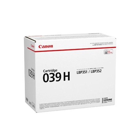 Toner Canon 039H Preto 0288C001 25000 Pág.