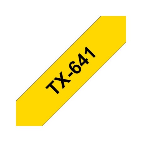 Fita Laminada 18mmx15mts Amarelo/Preto