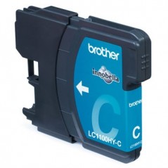 Tinteiro Brother LC1100HYC Azul 10,1ml 750 Pág.