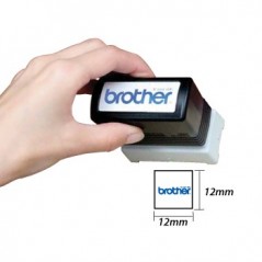 Carimbo 12x12mm Verde Brother PR1212G6P 6un