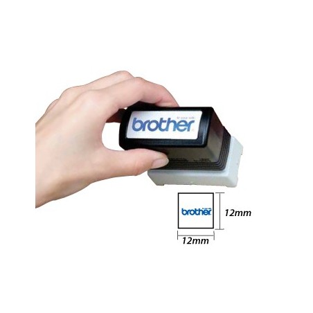 Carimbo 12x12mm Verde Brother PR1212G6P 6un