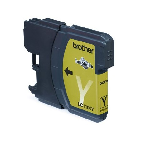 Tinteiro Brother LC1100Y Amarelo 5,5ml 325 Pág.