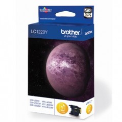 Tinteiro Brother LC1220Y Amarelo 4,8ml 300 Pág.