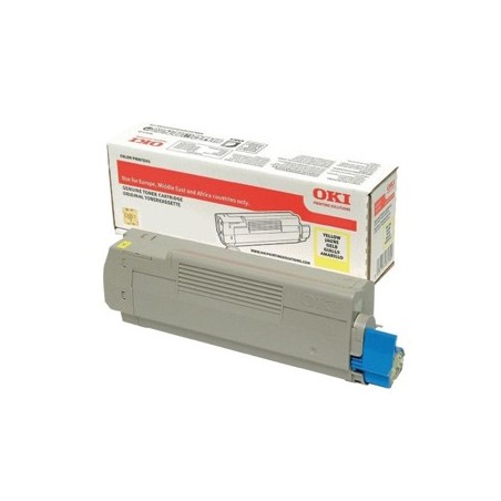 Toner OKI Amarelo 46443101 10000 Pág.